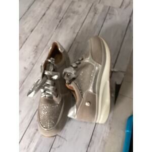 Northstar Platform Walking Rhinestone Sequin Fashion Sneakers Size 40 Women